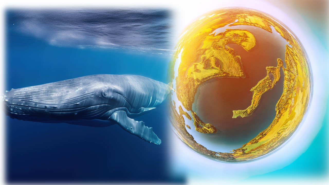 whale and earth